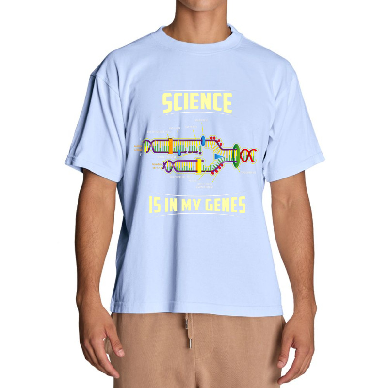 Science Is In My Genes Dna Bio Teacher Nerd Funny Science Urban Heavy T-shirt | Artistshot