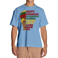 Happy Kwanzaa African Black Woman 7 Principles Sweatshirt Urban Heavy T-shirt | Artistshot