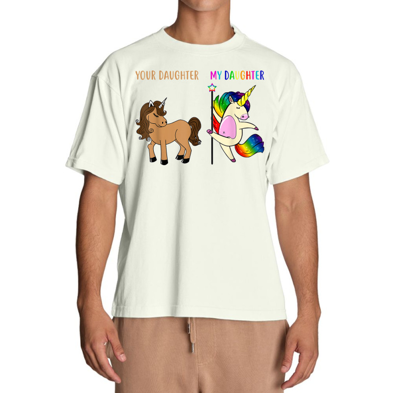 Your Daughter And My Daughter Funny Unicorn Lgbt Pride  Tshirt Urban Heavy T-shirt by RYANIDDLE | Artistshot