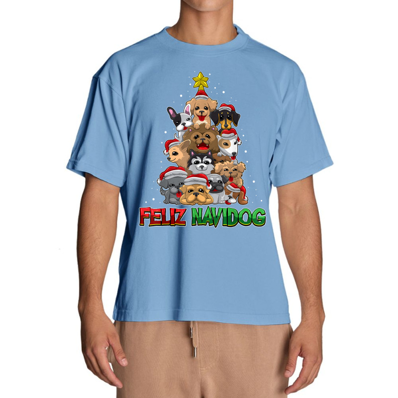 Feliz Navidog   Feliz Navidad   Christmas For Dog Lovers T Shirt Urban Heavy T-shirt | Artistshot