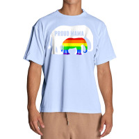 Proud Lgbt Mama Rainbow Elephant   Gay Pride Mom Urban Heavy T-shirt | Artistshot