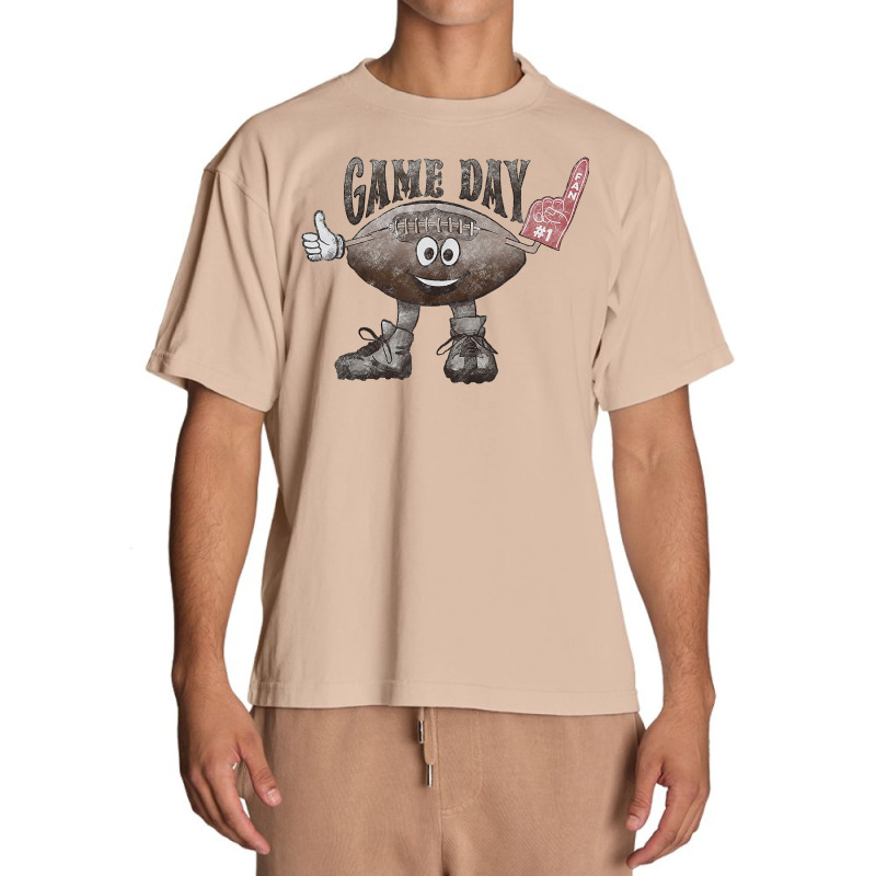 Retro Western Game Day Football Sport Lover Vintage T Shirt Urban Heavy T-shirt | Artistshot