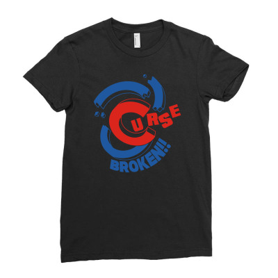 Curse Broken Ladies Fitted T-shirt Designed By Fanshirt