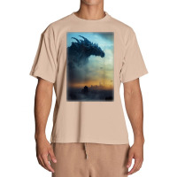 Concept Golem Sci Fi Monster Movie Still Foggy T Shirt Urban Heavy T-shirt | Artistshot