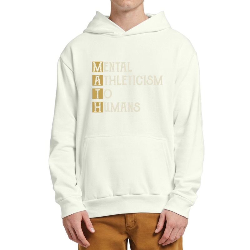 Math Allow Thinking To Happen  Funny Mathematics Urban Pullover Hoodie | Artistshot