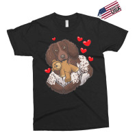 Soft Toy T  Shirt German Spaniel With Stuffed Animal And Hearts T  Shi Exclusive T-shirt | Artistshot