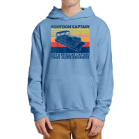 Funny Pontoon Captain Boat Lake Boating Beer Gift For Dad Urban Pullover Hoodie | Artistshot