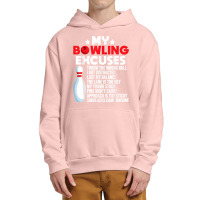 Funny Bowling Excuses For Bowler Urban Pullover Hoodie | Artistshot