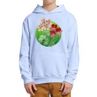 Geranium Flower Pelargonium Florist Girls Women Gardening T Shirt Urban Pullover Hoodie | Artistshot