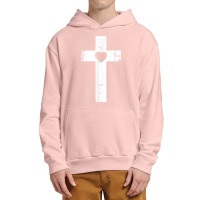 Heart Cross   Novelty Christian Faith T Shirt Urban Pullover Hoodie | Artistshot