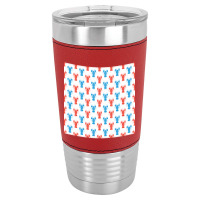 Crustaceancore Lobster Pattern Leatherette Tumbler | Artistshot