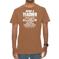 Being A Teacher Vintage T-shirt | Artistshot
