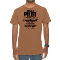 Being A Pilot Copy Vintage T-shirt | Artistshot