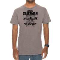 Being A Salesman Copy Vintage T-shirt | Artistshot