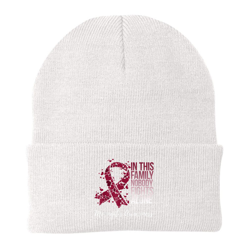 Family Support Meningitis Awareness T Shirt Beanie by cm-arts | Artistshot