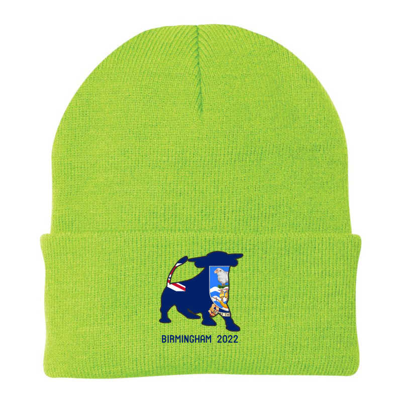 Falklands Islands Commonwealth Bull Beanie by SilverSollida | Artistshot