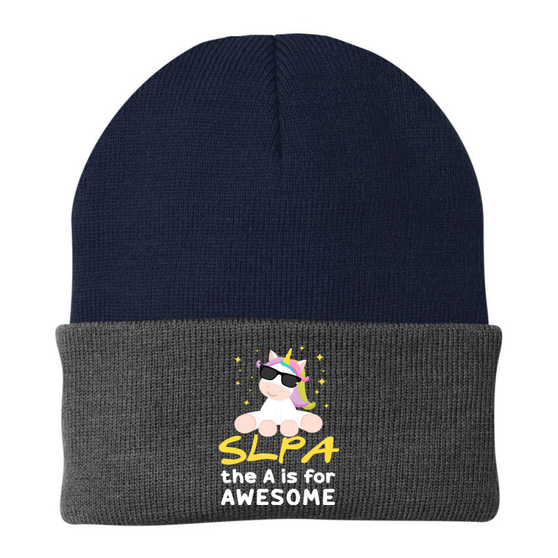 Speech Language Pathology Gift , Slp Unicorn Beanie by cm-arts | Artistshot