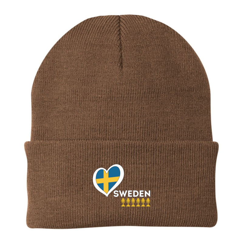 Eurovision Song Contest Sweden, 6 Victories Active Beanie | Artistshot