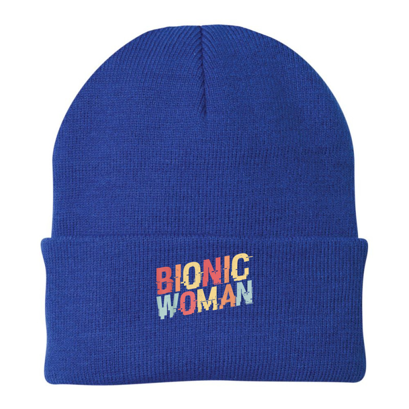 Bionic Woman   Funny Injury And Surgery T Shirt Beanie by cm-arts | Artistshot