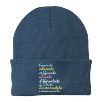 Special Education Teacher Laminate Advocate Caffeinate T Shirt Beanie | Artistshot