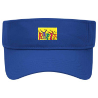 Dancing People Bright Colors, Dancing People Bright, Colors, Art Danci Visor Hat | Artistshot