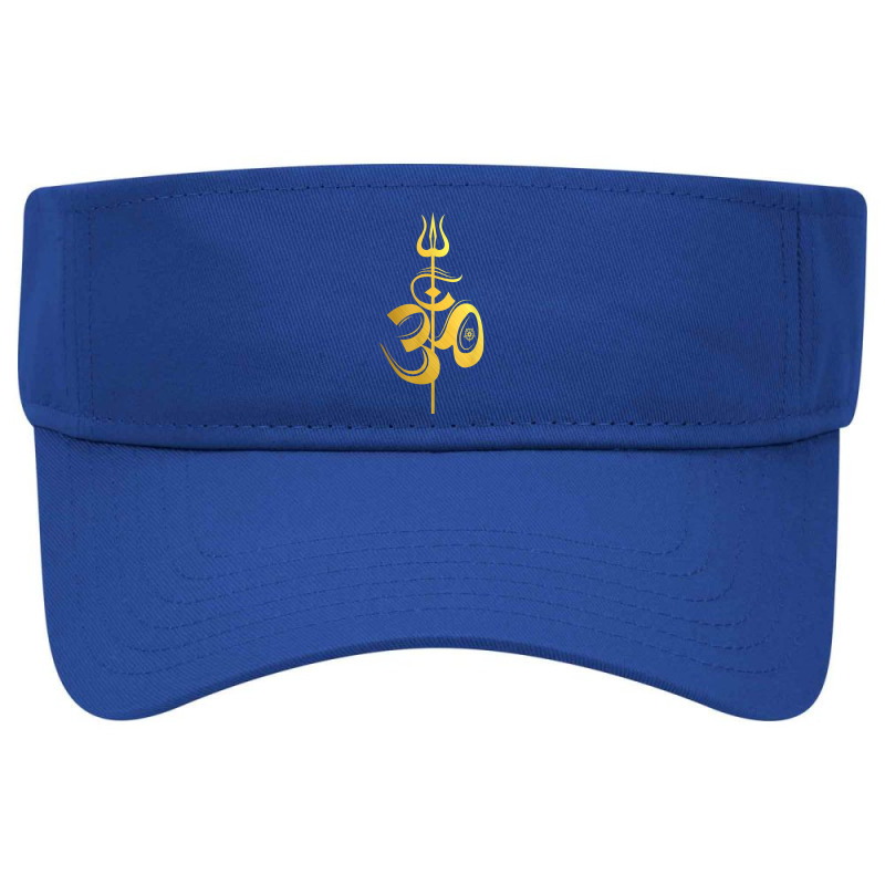 Om Lord Shiva Divine Spear Trident Trishul T Shirt Visor Hat | Artistshot