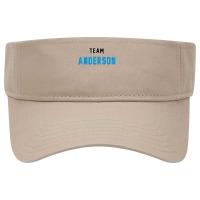 Team Anderson Surname Proud Family Last Name T Shirt Visor Hat | Artistshot