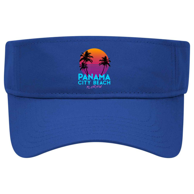 Panama City Beach Florida Retro 80s Visor hat by Kosdapen517 | Artistshot