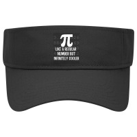 Pi Like A Regular Number But Infinitely Cooler Funny Pie Day Visor Hat | Artistshot