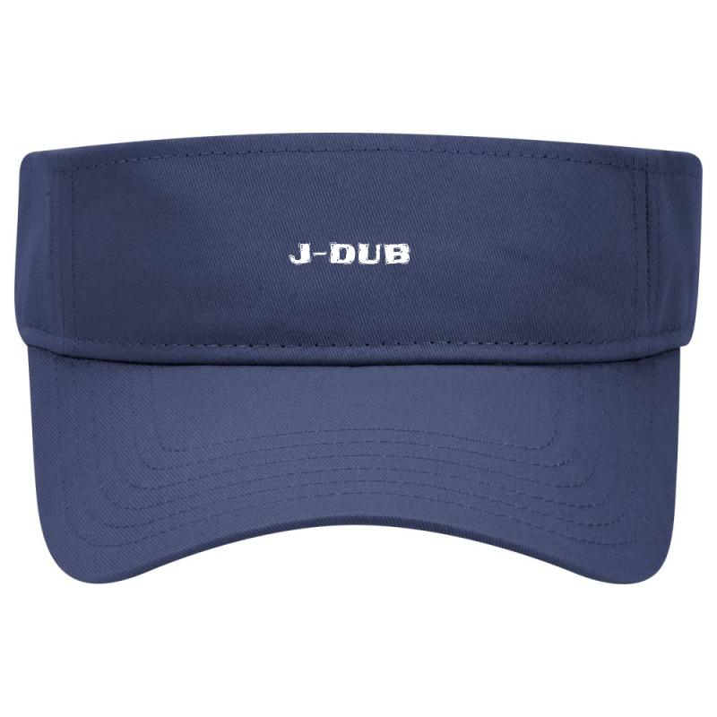 J Dub Nick Name Men Women W Initial Hip Street Fun Visor hat by cm-arts | Artistshot