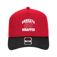 Gangsta Wrapper Funny Christmas Meme Xmas T Shirt Mesh Back Trucker Hat | Artistshot