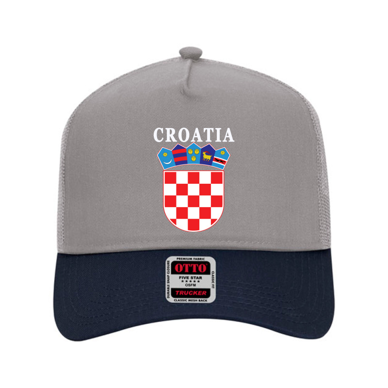 Croatia Deluxe Football Jersey Design Mesh Back Trucker Hat by ardylanda | Artistshot