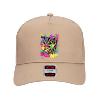 Totally Rad 80s Paint Splash Color Run 1980s Party Mens My Favorite Mesh Back Trucker Hat | Artistshot