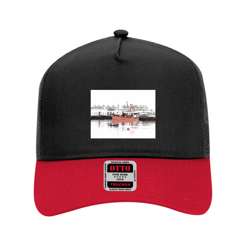 Harwich, Fishing Boat Mesh Back Trucker Hat | Artistshot