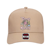 Time Is Money Clock Dripping Retro Easter 5s Matching Premium Mesh Back Trucker Hat | Artistshot