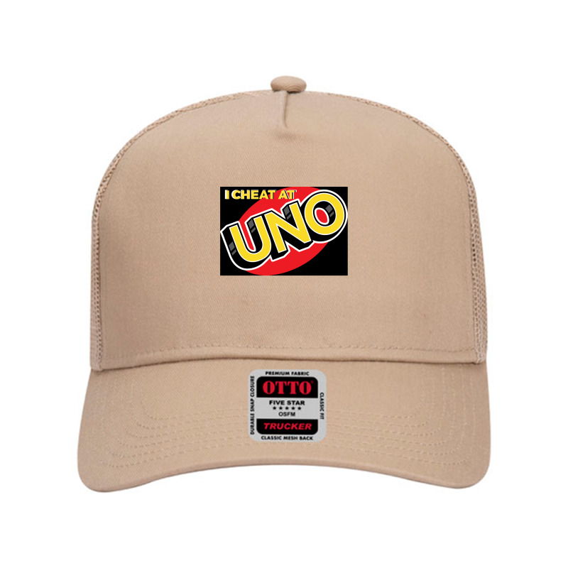 I Cheat At Uno Mesh Back Trucker Hat by SilviaMartinez | Artistshot