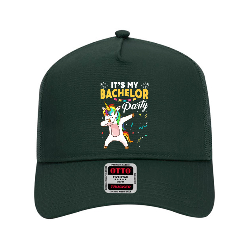 It's My Bachelor Party Unicorn Premium For Fans Mesh Back Trucker Hat | Artistshot