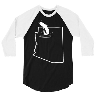 Channel Catfish Arizona Flathead Catfish Shirt 3/4 Sleeve Shirt Designed By Emaliekrein