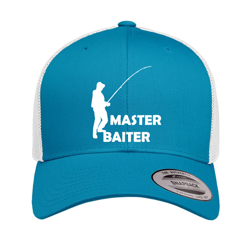 Aster Baiter Mens Rude Fishing Retro Trucker Cap by Gretchen Minnis | Artistshot