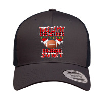 Football This Is My Christmas Pajama Football Xmas Boys Men 377 Retro Trucker Cap | Artistshot