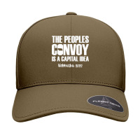 The Peoples Convoy Is A Capital Idea   Nebraska T Shirt Seamless Cap | Artistshot