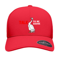 Talk To Me Goose Funny Goose Seamless Cap | Artistshot