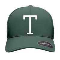 Letter T Initial Name Monogram Capital Letter T Shirt Seamless Cap | Artistshot