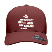 Work Life Balance Sheet Seamless Cap | Artistshot