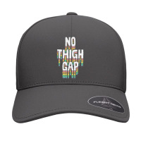 No Thigh Gap Original Body Positivity Typography Design Seamless Cap | Artistshot