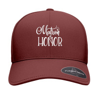 Matron Of Honor Shirt Wedding Party Bride Groom Moh Bestie Seamless Cap | Artistshot