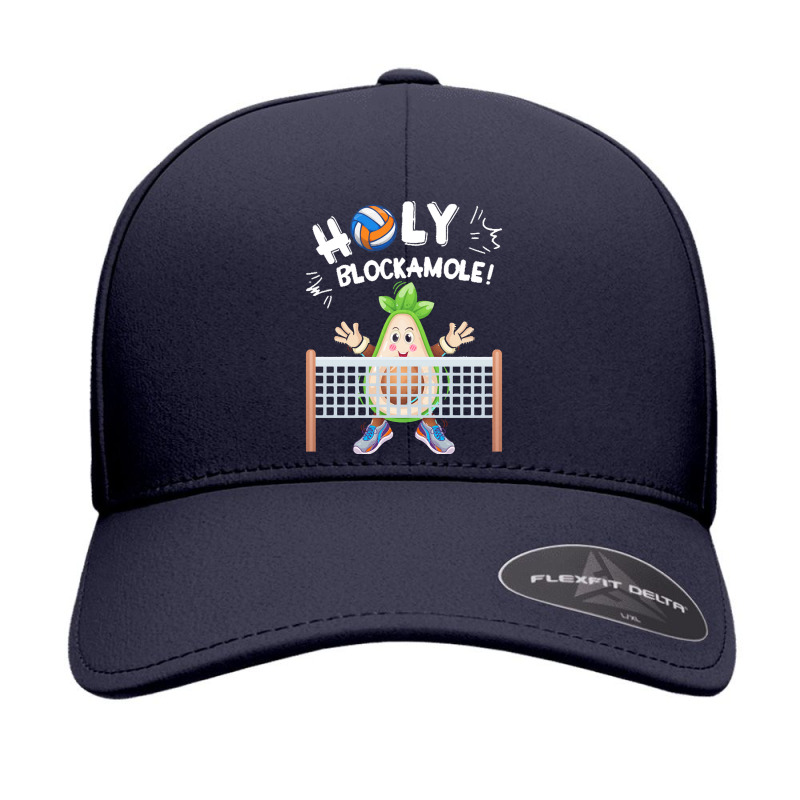 Funny Volleyball Lovers T  Shirt Holy Blockamole Funny Avocado Blocker Seamless Cap by raftdesign | Artistshot