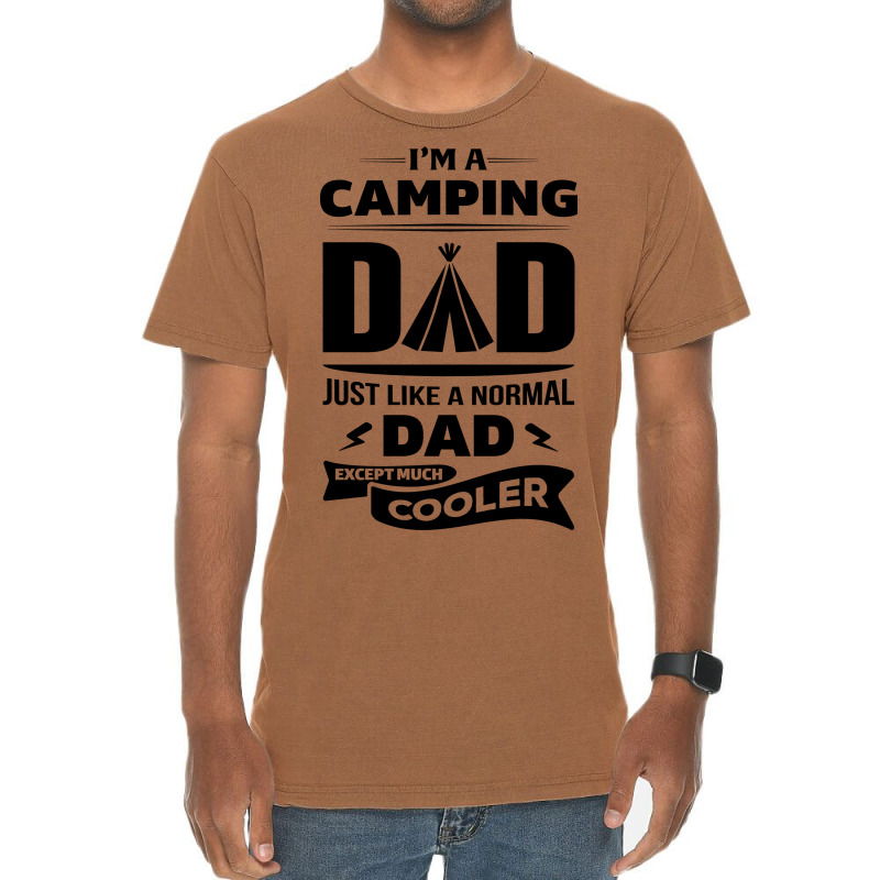 I'm A Camping Dad.... Vintage T-shirt | Artistshot