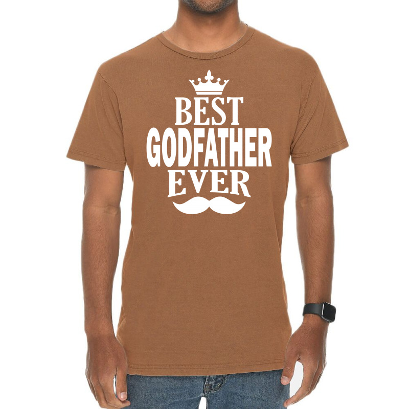 Best Godfather Ever White Vintage T-shirt | Artistshot