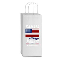 Kamala Harris For President Double Wine Paper Bag - 6 1/2 X 3 1/2 X 12 3/8 | Artistshot